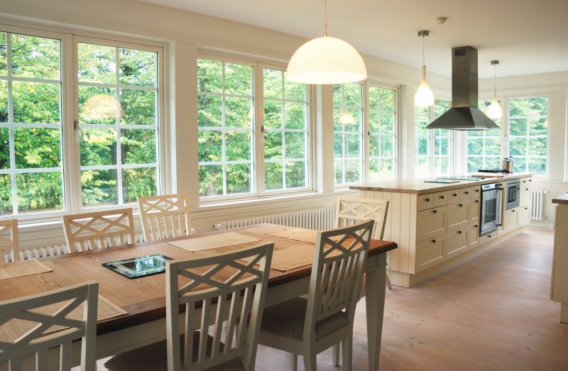 Large Picture Windows in a Kitchen